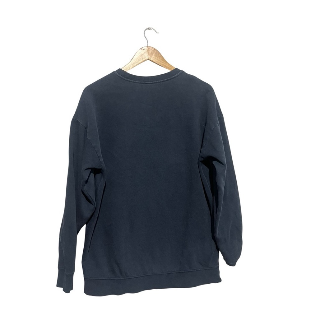 PINK Varsity Victoria's Secret Navy Blue Sweatshirt Size Medium Crew - Picture 3 of 6
